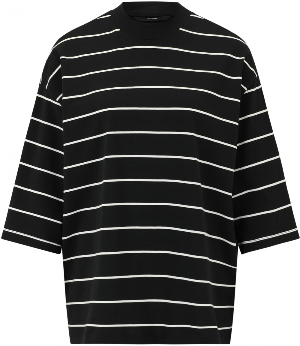 Vero Moda Tall Tričko 'VMMOLLY'  čierna / biela