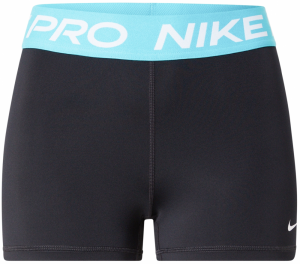 NIKE Športové nohavice 'Pro'  vodová / čierna / biela
