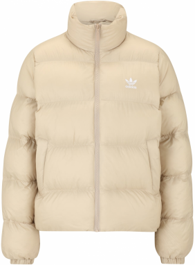 ADIDAS ORIGINALS Prechodná bunda  piesková / biela