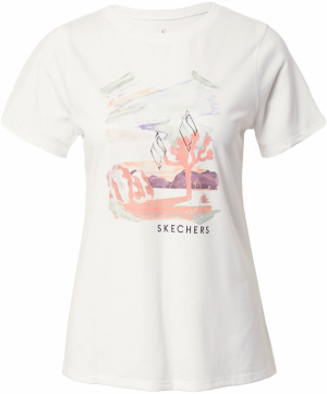 SKECHERS Funkčné tričko  koralová / biela