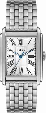 FOSSIL Analógové hodinky 'Carraway'  modrá / čierna / strieborná / biela