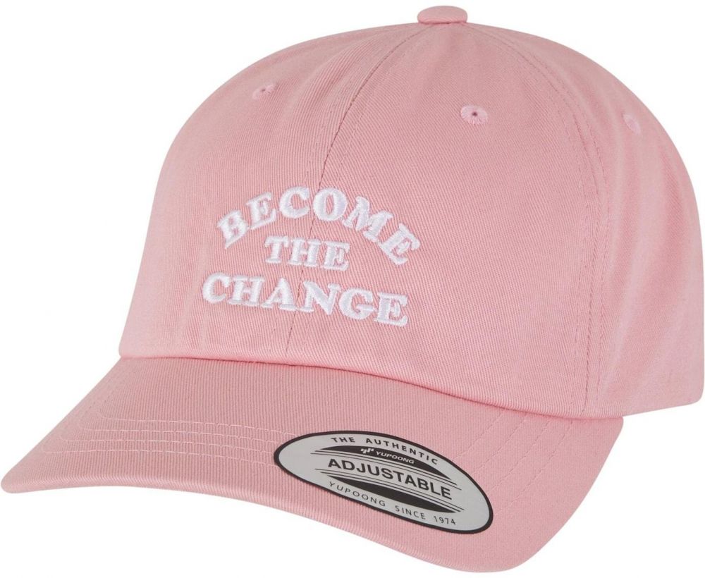 Mister Tee Čiapka 'Become Change'  ružová / biela