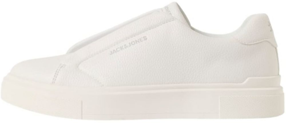 JACK & JONES Slip-on obuv 'JFWWILTON'  sivá / biela