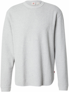 LEVI'S ® Sveter 'Long Sleeve Relaxed Thermal Tee'  sivá melírovaná