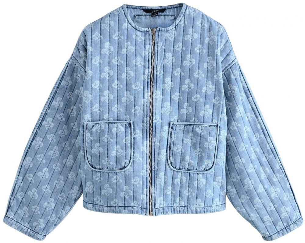 Next Prechodná bunda  modrá denim