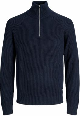 JACK & JONES Sveter 'JJPannel'  tmavomodrá