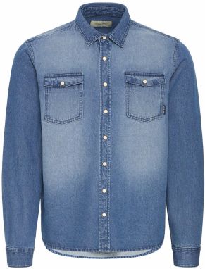 BLEND Košeľa 'BHDARGO'  modrá denim