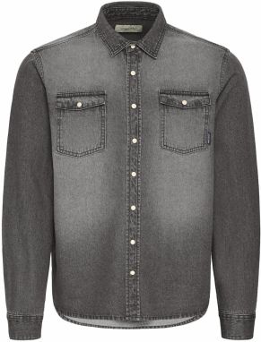 BLEND Košeľa 'BHDARGO'  sivý denim