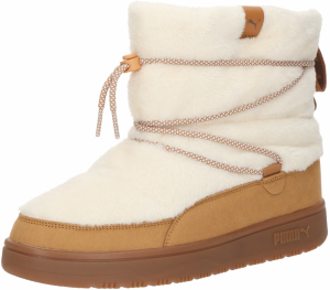 PUMA Snehule 'Snowbae Suede'  hnedá / biela