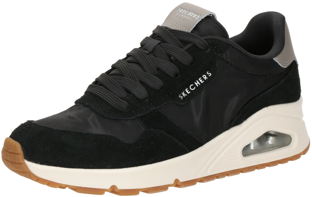 SKECHERS Nízke tenisky 'UNO'  sivá / čierna