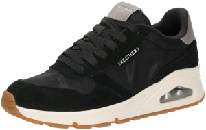 SKECHERS Nízke tenisky 'UNO'  sivá / čierna