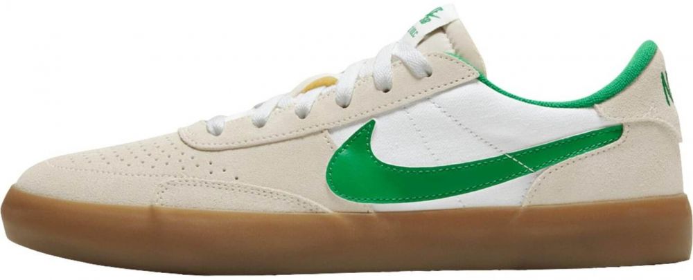 NIKE Nízke tenisky 'Heritage Vulc'  béžová / trávovo zelená / biela