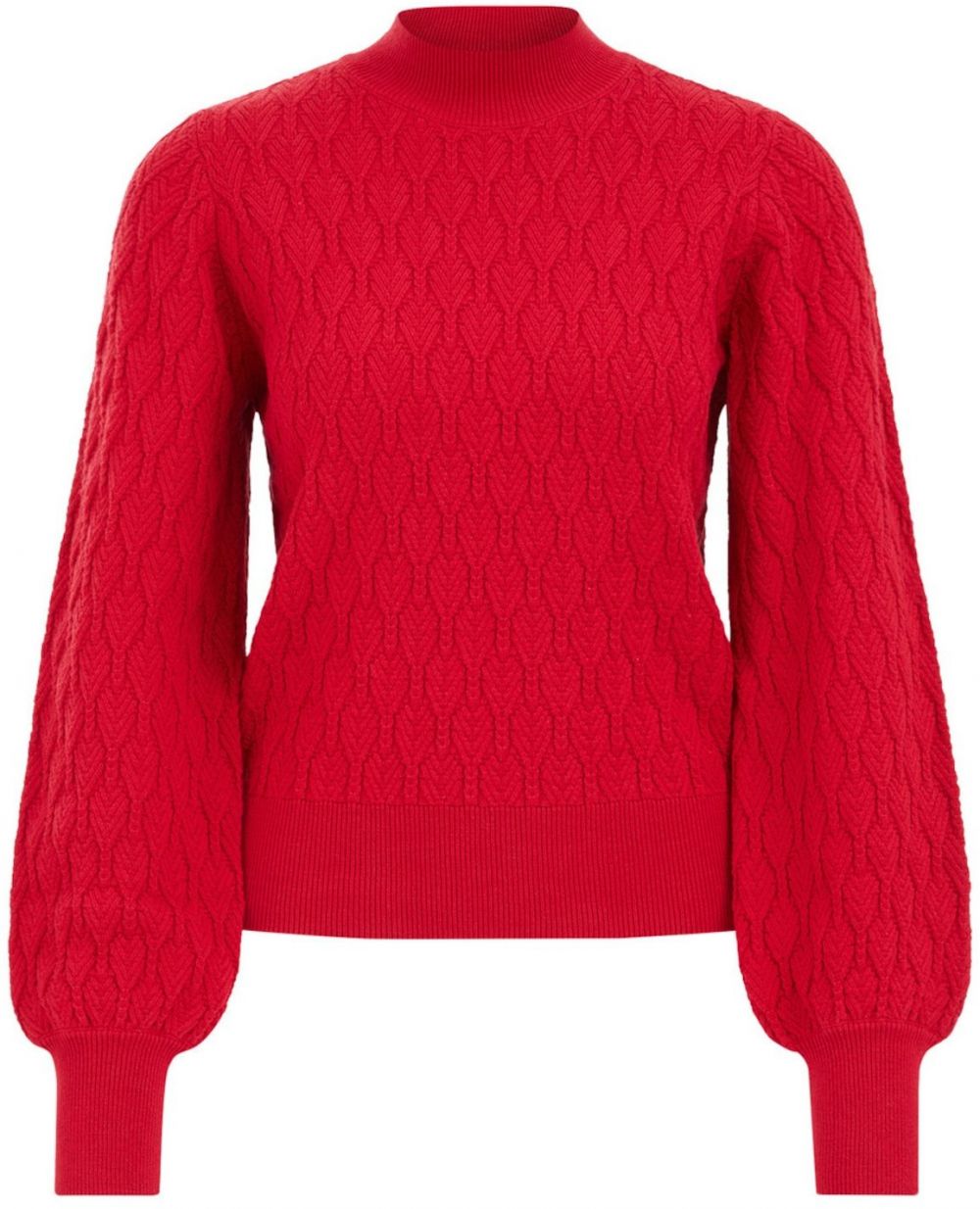 WE Fashion Sveter  ohnivo červená