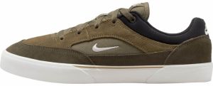 NIKE Nízke tenisky 'Skateboard Malor'  sivá / kaki / biela