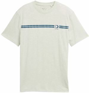 TOM TAILOR DENIM Tričko  petrolejová / mätová