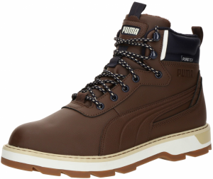 PUMA Šnurovacie čižmy 'Desierto v3 Puretex'  námornícka modrá / čokoládová