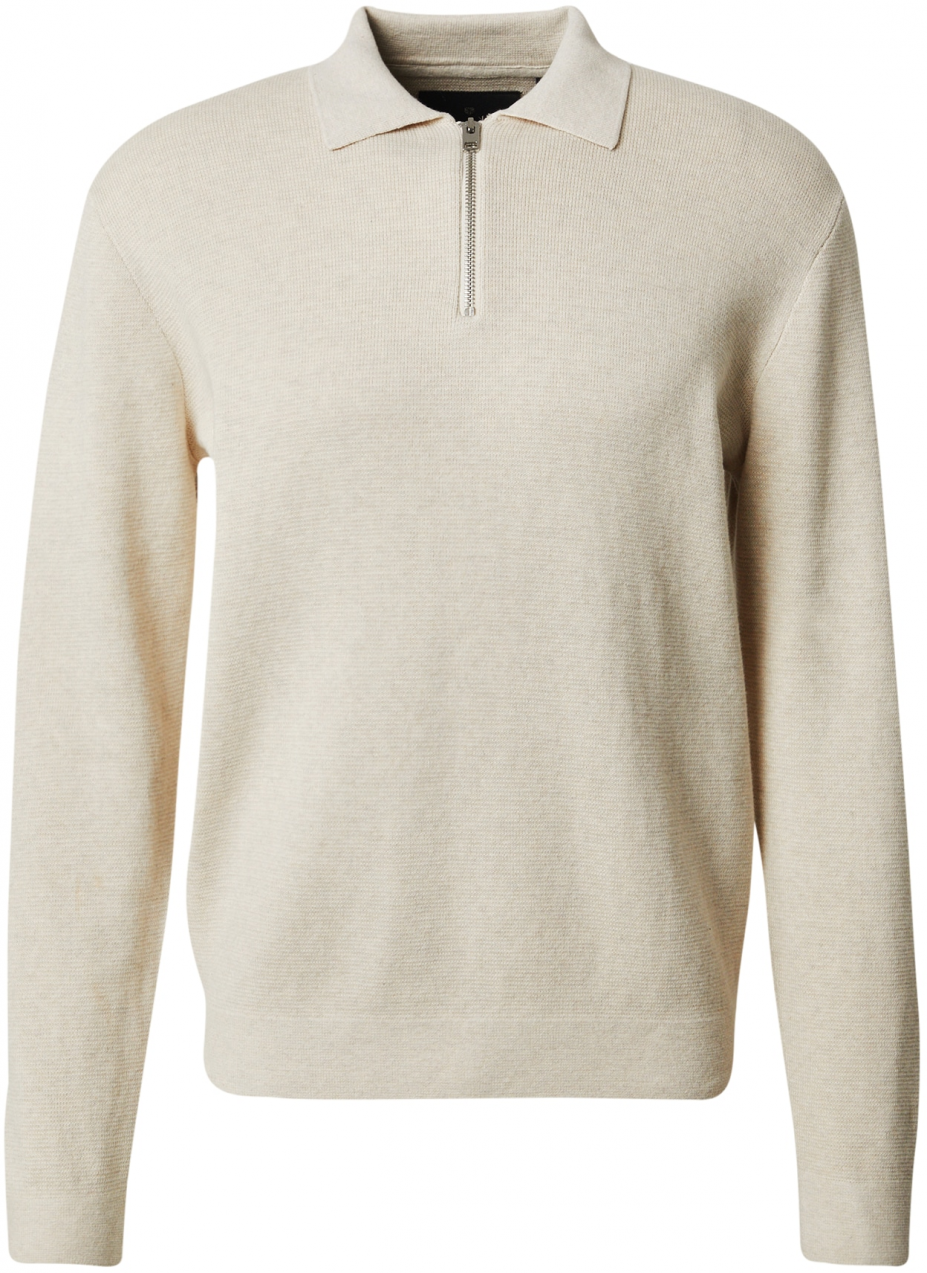 JACK & JONES Sveter 'JPRBLAMilano'  šedobiela