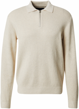 JACK & JONES Sveter 'JPRBLAMilano'  šedobiela