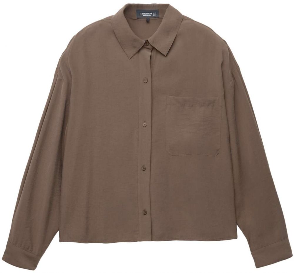 Pull&Bear Blúzka  čokoládová