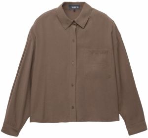 Pull&Bear Blúzka  čokoládová