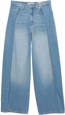 Pull&Bear Plisované rifle  modrá denim