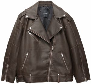 Pull&Bear Prechodná bunda  čokoládová