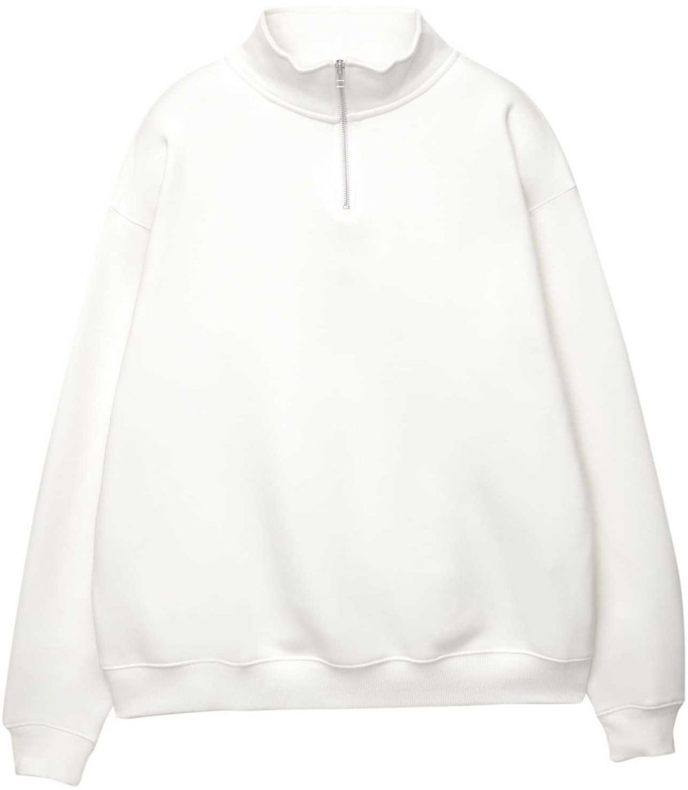 Pull&Bear Mikina  biela