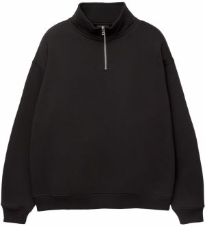 Pull&Bear Mikina  čierna