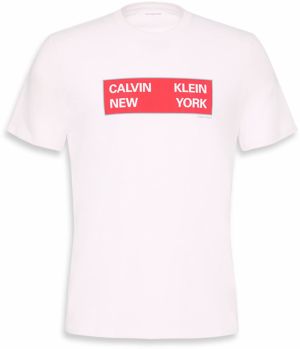 Calvin Klein Jeans Tričko  jedľová / červená / biela