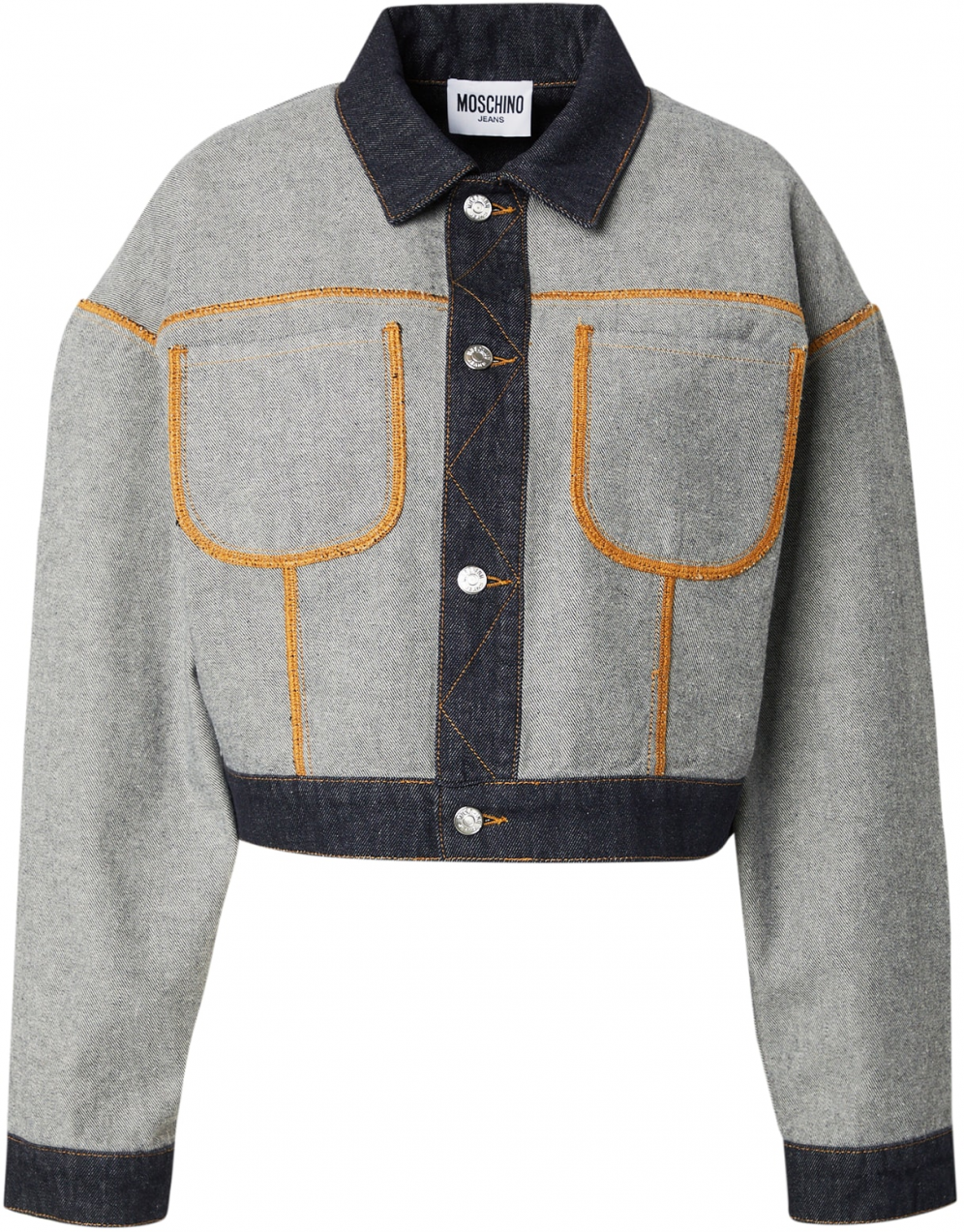 Moschino Jeans Prechodná bunda  námornícka modrá / dymovo modrá
