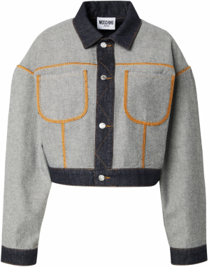 Moschino Jeans Prechodná bunda  námornícka modrá / dymovo modrá