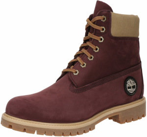 TIMBERLAND Šnurovacie čižmy  burgundská