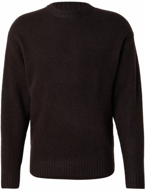 JACK & JONES Sveter 'JJESOHO OLLIE'  tmavohnedá