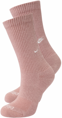 Nike Sportswear Ponožky 'Everyday'  staroružová / biela