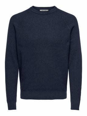 Only & Sons Sveter 'ONSHAY'  námornícka modrá
