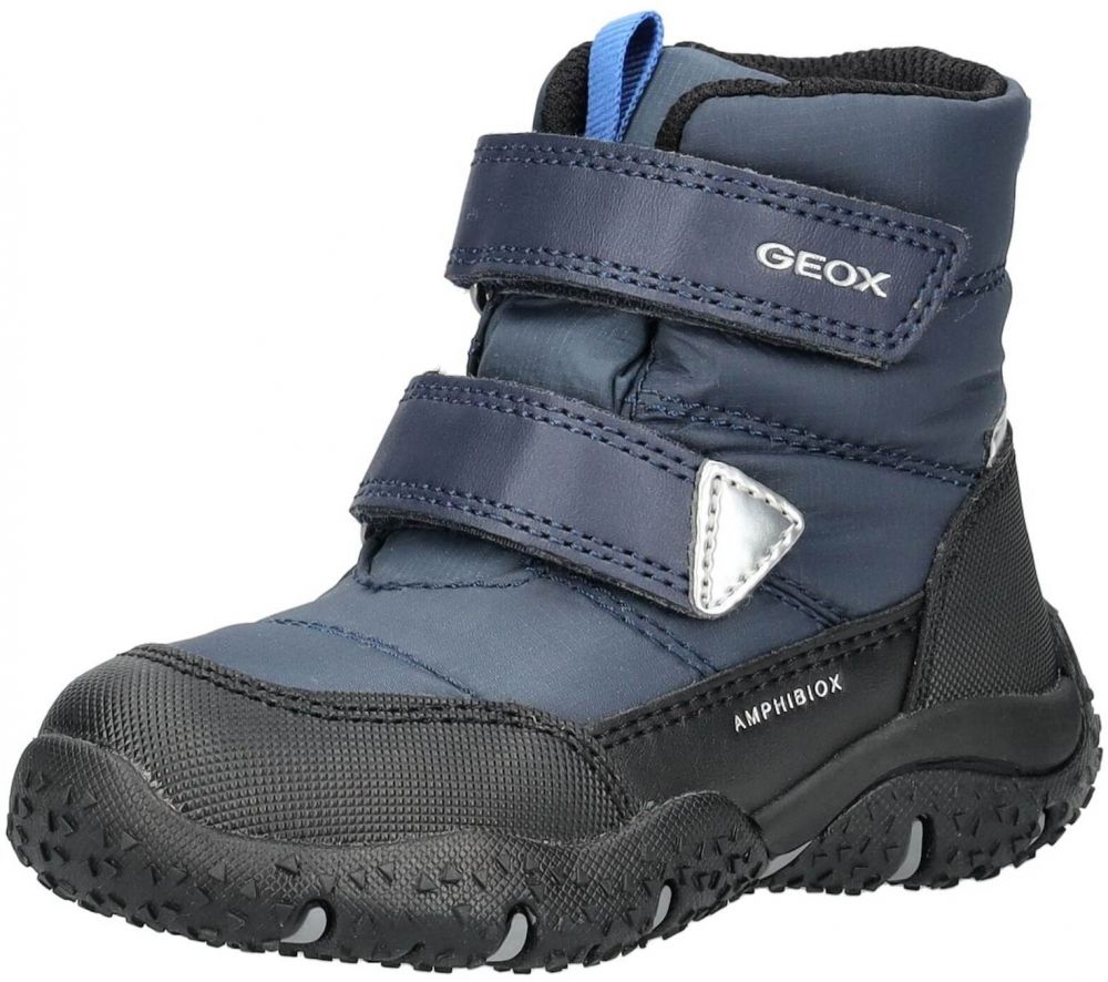 GEOX Snehule 'Baltic'  námornícka modrá / čierna / strieborná