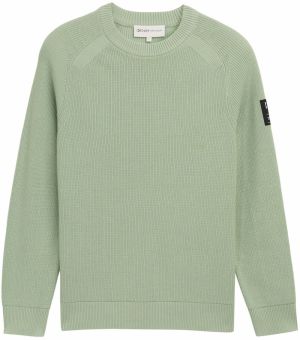 TOM TAILOR DENIM Sveter  mätová / čierna / biela