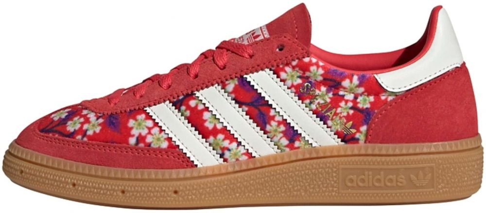 ADIDAS ORIGINALS Tenisky 'Handball Spezial x Liberty London'  svetlozelená / fialová / červená / biela
