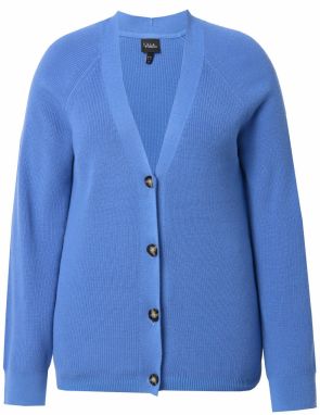 Ulla Popken Kardigán  modrá denim