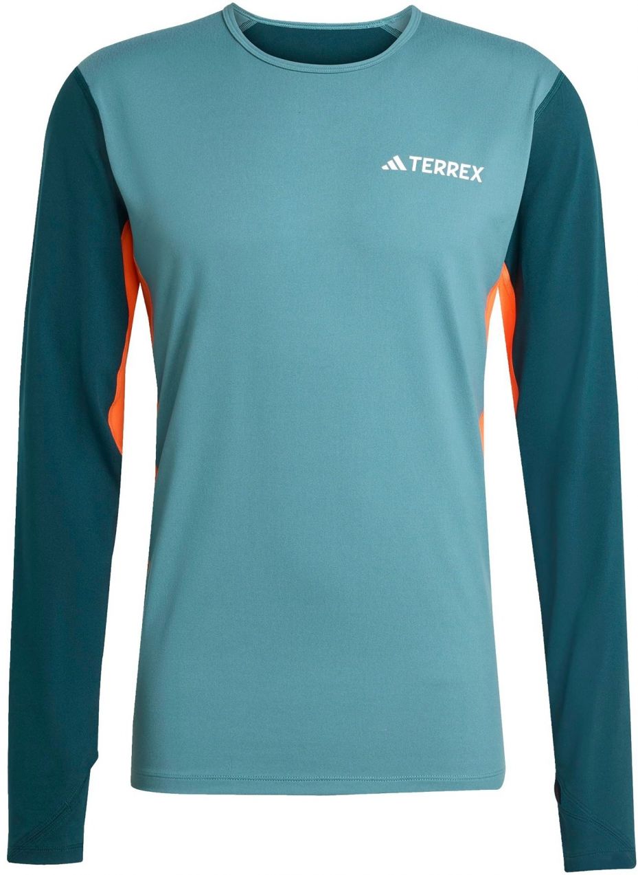ADIDAS TERREX Funkčné tričko  smaragdová / mätová / oranžová / biela