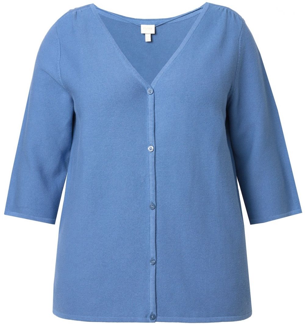 Ulla Popken Kardigán  modrá denim