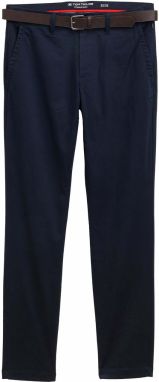 TOM TAILOR Chino nohavice  tmavomodrá