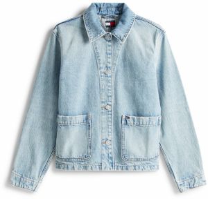 Tommy Jeans Prechodná bunda 'CHORE'  modrá denim