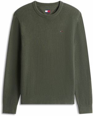 Tommy Jeans Sveter 'ESS'  kaki