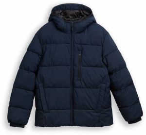 TOM TAILOR DENIM Zimná bunda  tmavomodrá