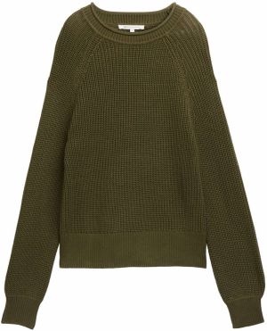TOM TAILOR DENIM Sveter  olivová