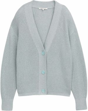 TOM TAILOR DENIM Kardigán  modrosivá