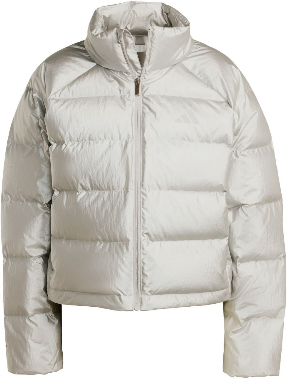 ADIDAS SPORTSWEAR Športová bunda 'Helionic Holiday'  strieborná