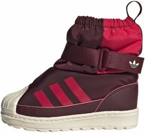 ADIDAS ORIGINALS Snehule 'Superstar 360'  gaštanová / červená / biela