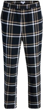 JACK & JONES Pyžamové nohavice 'JACRimon'  svetlohnedá / čierna / biela